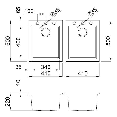 Lav. Quadra 200 2v Tortora 43 - Foto 2