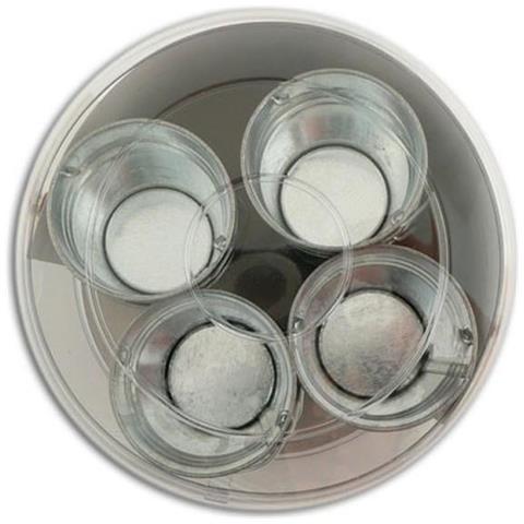 12 Mini Secchi Di Zinco 6 Cm - Foto 1