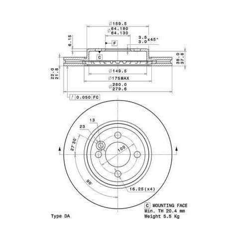 2 Disco Freno 09. a761.11 - Foto 1