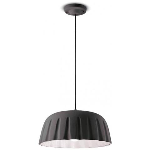 Lampada A Sospensione Decò Piccola C2570-grn Colore Grigio Scuro - Foto 1