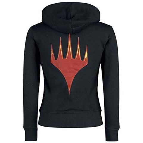 Wizards Donna Felpa Jogging Nero S 100% Cotone Regular - Foto 2