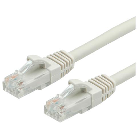 UTP Cable Cat. 6, halogen-free, grey, 0.5 m, Grigio, 100 Ohm, 1,5 0,5 mm - Foto 1