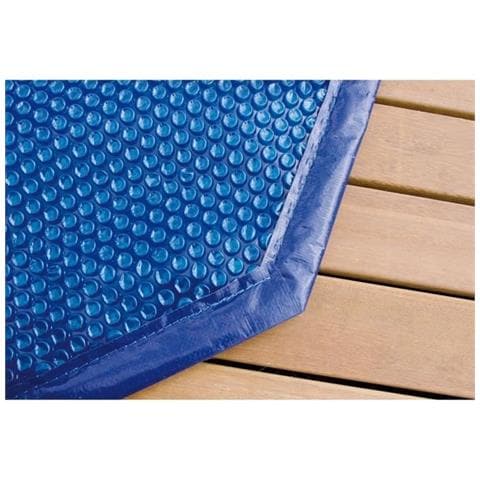Copertura A Bolle D'aria Rivestita Per Piscina In Legno 360 Cm - Blu - Foto 1