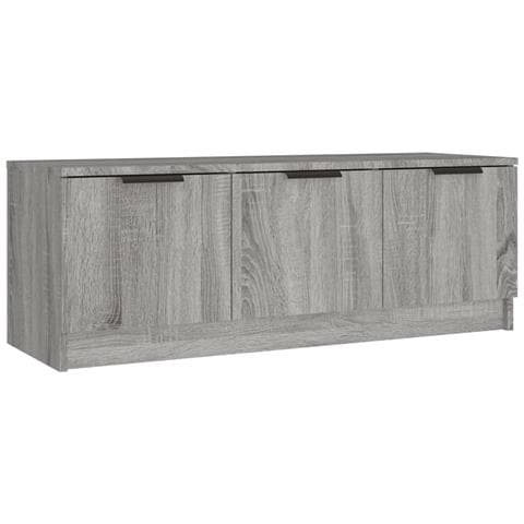 Mobile Tv Grigio Sonoma 102x35x36,5 Cm In Legno Multistrato - Foto 1