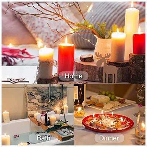 Stoppini Per Candele, Confezione Da 200 White 20 Cm - Foto 5