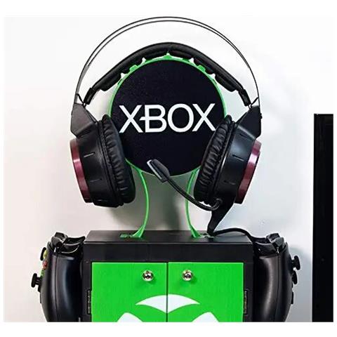 Xbox - Armadietto Da Gioco Con Logo Xbox Per 4 Controller - 10 Giochi - 1 Auricolare - Foto 7