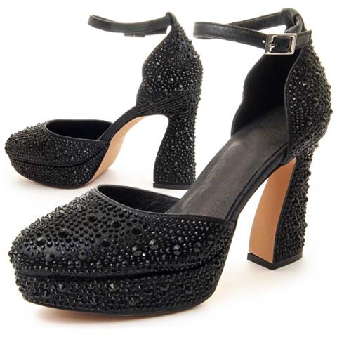 Montevita Scarpa Con Tacco Salonnt7 Nero - Foto 2