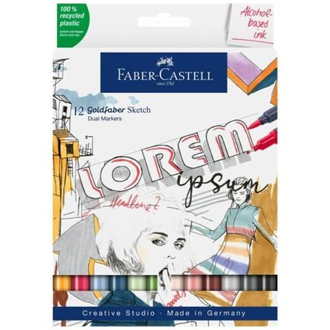 164712 Evidenziatore 12 Pz Punta Sottile Multicolore - Foto 1