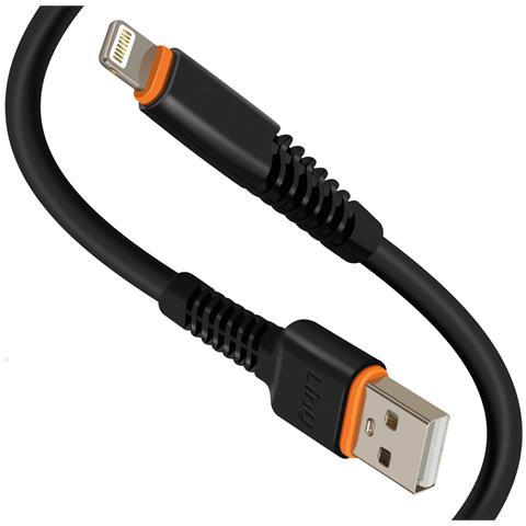 Cavo Da Usb A Lightning Ricarica 20w 3 Metri Per Iphone Ipad, Nero - Foto 2