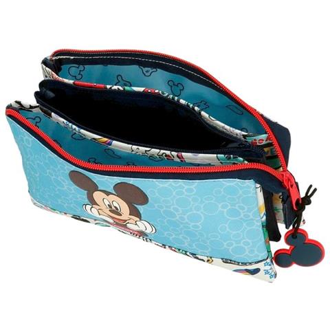 Triple Mickey Be Cool Blue School Case - Foto 1