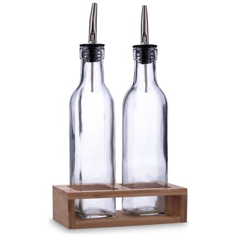 Set Olio E Aceto Naturalia Trasparente Vetro 260 Ml - Foto 1