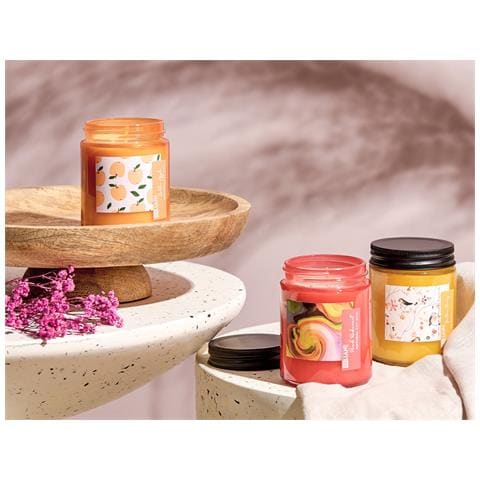 Set Di 3 Candele Profumate Cera Di Soia Pesca /bacche Gialle /mela Dorata Fruity Bloom - Foto 1