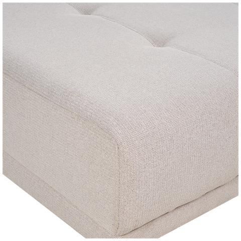 Ottomano Tessuto Beige Torpo - Foto 2