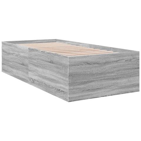 Giroletto Grigio Sonoma 90x190 Cm In Legno Multistrato - Foto 2