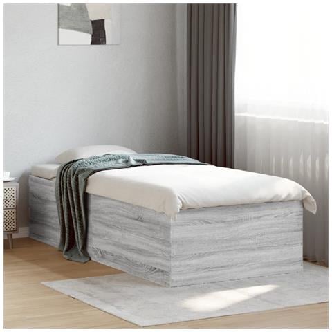 Giroletto Grigio Sonoma 90x190 Cm In Legno Multistrato - Foto 3