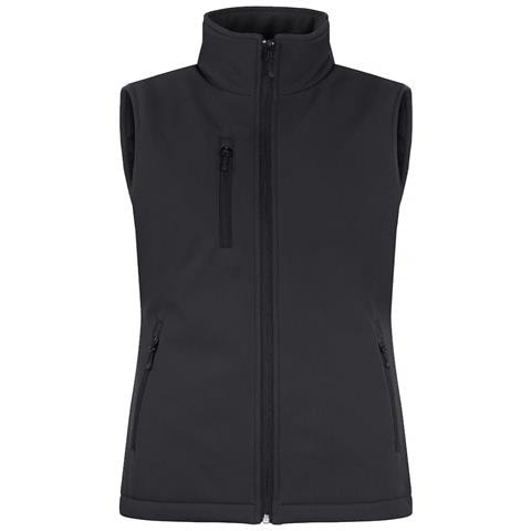 Padded Softshell Vest Ladies Nero S - Foto 1