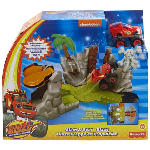 Fisher-price Nickelodeon Blaze Slam & Soar Blaze Pista Da Corsa 3 Obiettivi - Foto 4