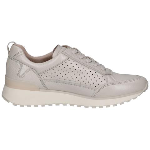 Leisure Trainers Pearl Perl Dee Sneakers Pelle Scarpe Donna Beige Eu 39, 9-23500-42-136 - Foto 3