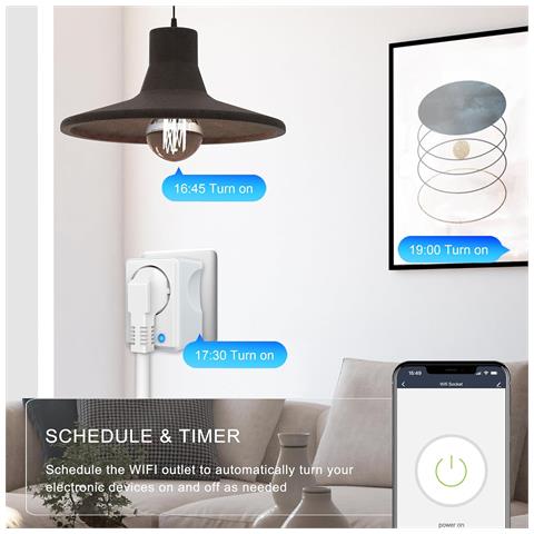 Presa Intelligente 16a: Controlla La Tua Casa Con Alexa E Google Home! - Foto 4