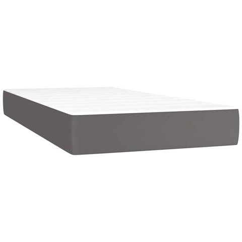 Materasso A Molle Per Bambini Grigio 80x160 Cm In Similpelle - Foto 2