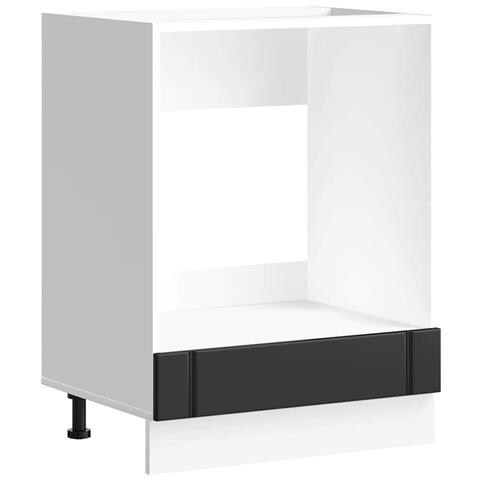 Armadio Forno Lucca Nero In Legno Multistrato - Foto 2