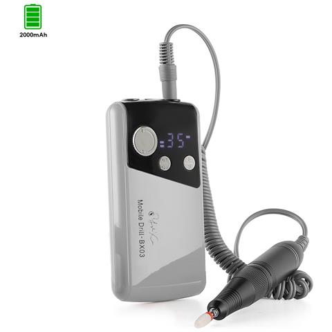 Limatrice Per Unghie Con Batteria Ricaricabile Da 2000mah, Fino A 35.000rpm. Velocità Regolabile. Include 1 Testina Di Lucidatura. - Foto 1