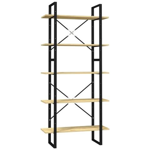 Lusso Casadino - Libreria A 5 Ripiani 80x30x175 Cm In Legno Massello Di Pino - Foto 1