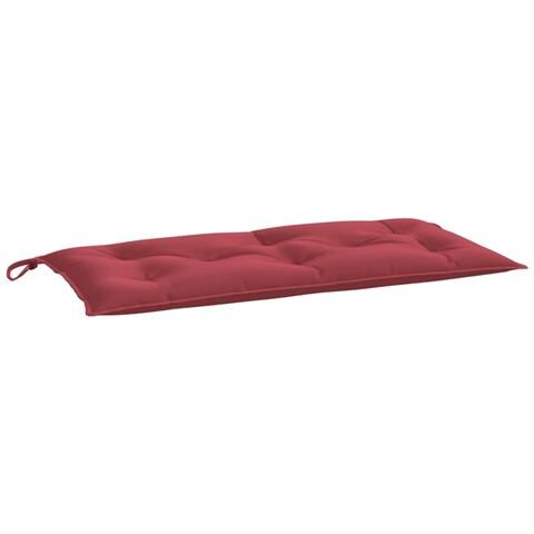 Cuscino Per Panca Rosso Vino 100x50x7 Cm In Tessuto Oxford - Foto 1
