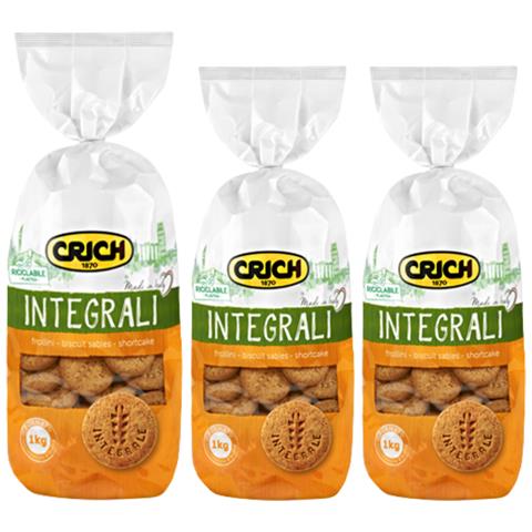 Crich Integrali Biscotti Frollini 3 Sacchetti Da 1 Kg - Foto 1