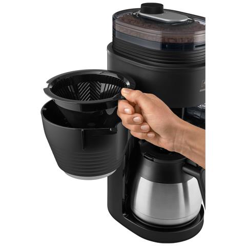 Aromafresh 2 Grind & Brew Macchina Caffè Americano 8 Tazze Potenza 1080 Watt Colore Nero - Foto 9