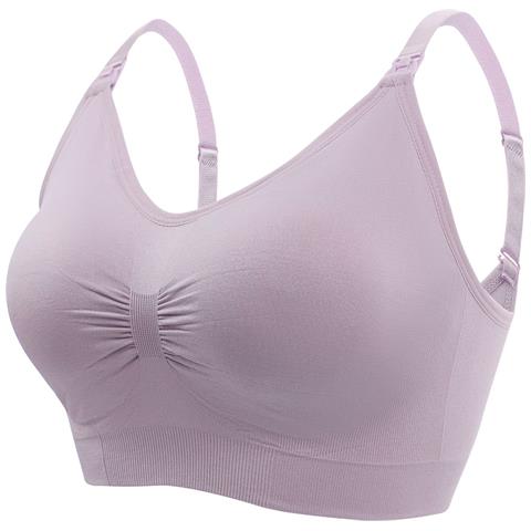 Reggiseno Per Allattamento, Confezione Da 3 (verde + Rosa + Caffè) L - Foto 2
