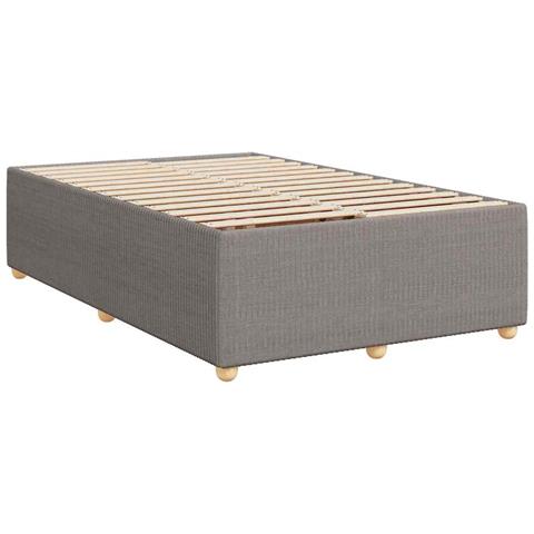 Giroletto a Molle con Materasso Tortora 120x190 cm in Tessuto - Foto 9