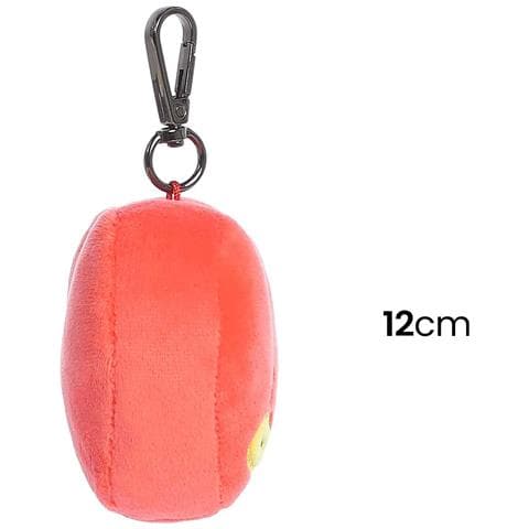 Portachiavi Peluche Con Moschettone Solido Tata Bt21, Rosso - Foto 2