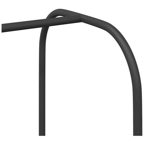 Stendibiancheria Nero 100 x 44 x 160 cm Legno multistrato - Foto 9