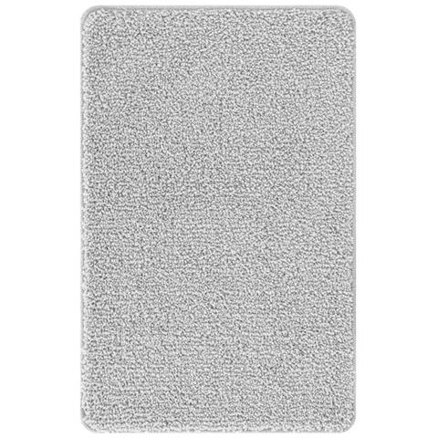 Tappeto da bagno 2 pcs Grigio 50 x 50 cm Polipropilene - Foto 1