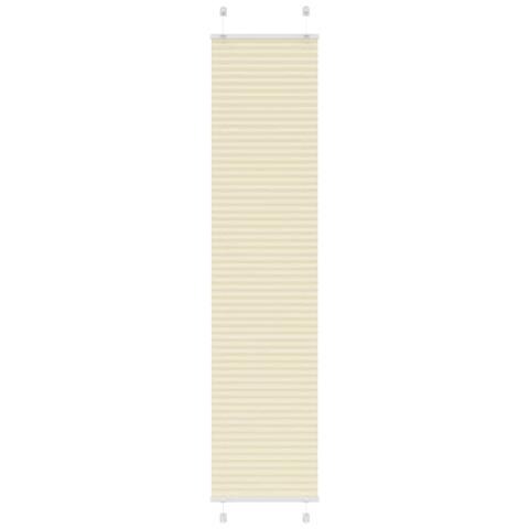 Tenda Plissettata Crema 45x200 cm Larghezza Tessuto 44,4 cm - Foto 1