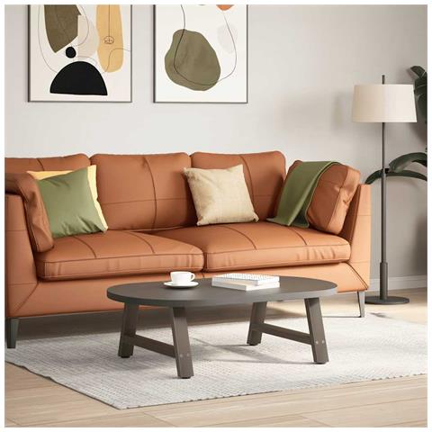 Gambe per Tavolino da Caffè a Forma di A 2 pz 60x(30-31) cm Acciaio - Foto 2