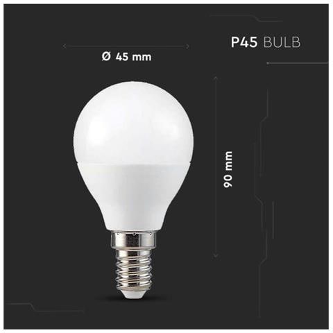 Lampadina LED E14 4,8W P45 Compatibile con Google e Alexa Tramite App Smart RGB e 3 in 1 Dimmerabile - Foto 4
