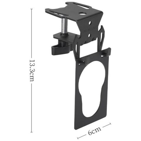 Appendi-bombola Gas Multifunzione Per Esterni - Morsa A Tipo F Per Tavolo Con Apribottiglie, Regolabile 1~2.5cm, Ferro Nero - Foto 1