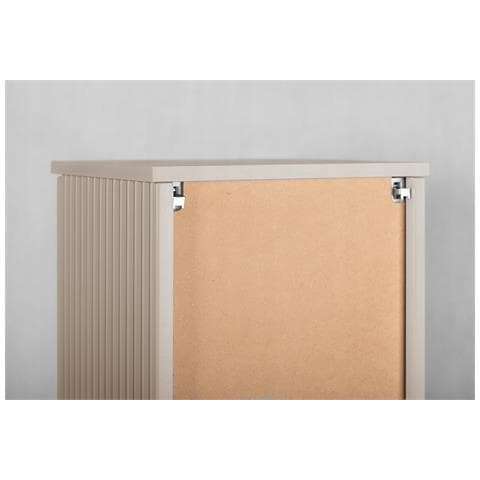 | Set di mobili da bagno - Beige Mat | 80/52/41 cm & 35/139/31 cm | Mobili sottolavabo, mobili da bagno, armadietto alto, mobiletto da bagno, mobile da bagno - Foto 2