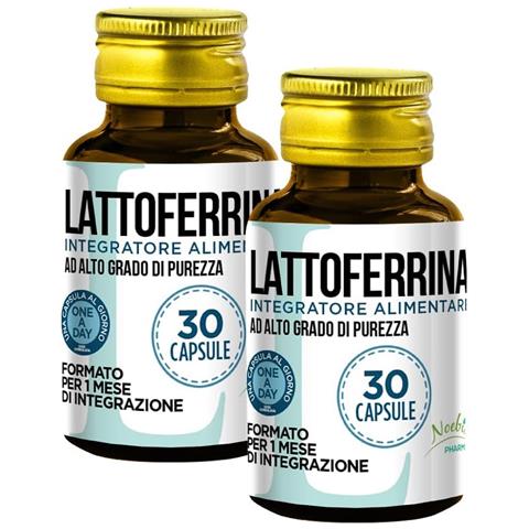 Lattoferrina 200 mg 30 Capsule - Alto Grado di Purezza - Formula Essenziale in Capsule (Confezione doppia) - Foto 1