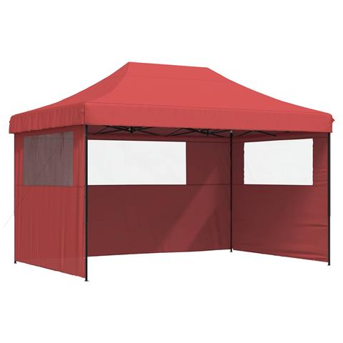 Tenda Party Borgogna 292 x 440 x 315 cm Tessuto Oxford - Foto 1