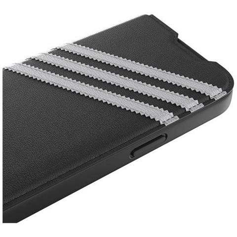 Adidas Or Booklet Pu Case Per Iphone 14 Pro - Bianco E Nero - Foto 7