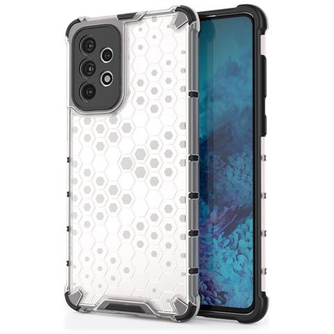 Custodia A Nido D'ape Con Copertura Colorata E Cornice In Gel Per Samsung Galaxy A73, Trasparente. - Foto 1