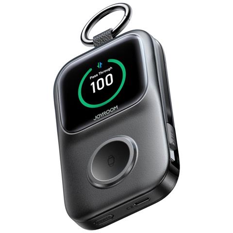 Power Bank Da 5000 Mah Con Ricarica Wireless Per Orologi, Nero - Foto 1
