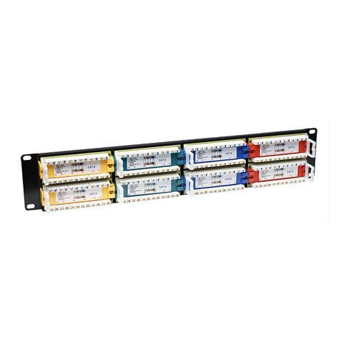 I-PP 48-C6-CL - Pannello Patch UTP 48 Porte Cat. 6 Codifica Colorata - Foto 4