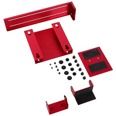 Kit di Montaggio del Cabinet di Sistema sul Monitor Rosso 2 x 2 x 4 cm Q09-1R - Foto 2
