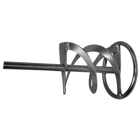 Mescolatore in acciaio zincato diametro 120 mm per materiali viscosi - Foto 1