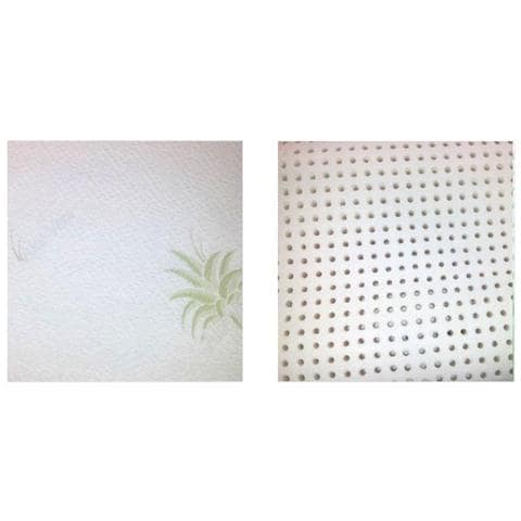 Coppia Cuscini Memory Tessuto Aloe Vera 42x72 - Foto 2
