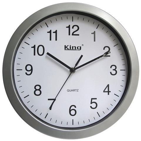 Orologio Da Parete 'barrie' - Ø 30 Cm - Grigio - Foto 1